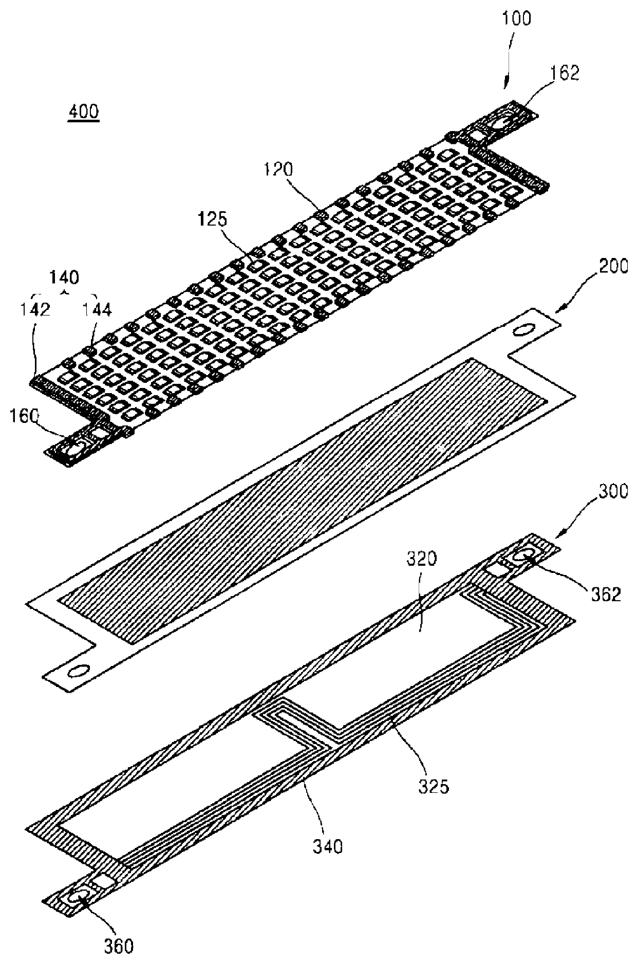 Metal separation plate for fuel cell stack and fuel cell stack having the same