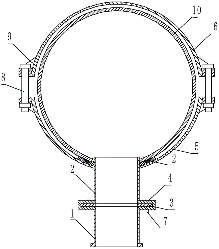 Steel pipe concrete jacking inserting plate type control device and method for connecting steel pipe concrete jacking inserting plate type control device to steel pipe column