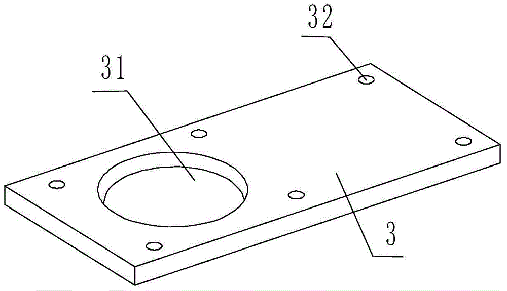 Steel pipe concrete jacking inserting plate type control device and method for connecting steel pipe concrete jacking inserting plate type control device to steel pipe column