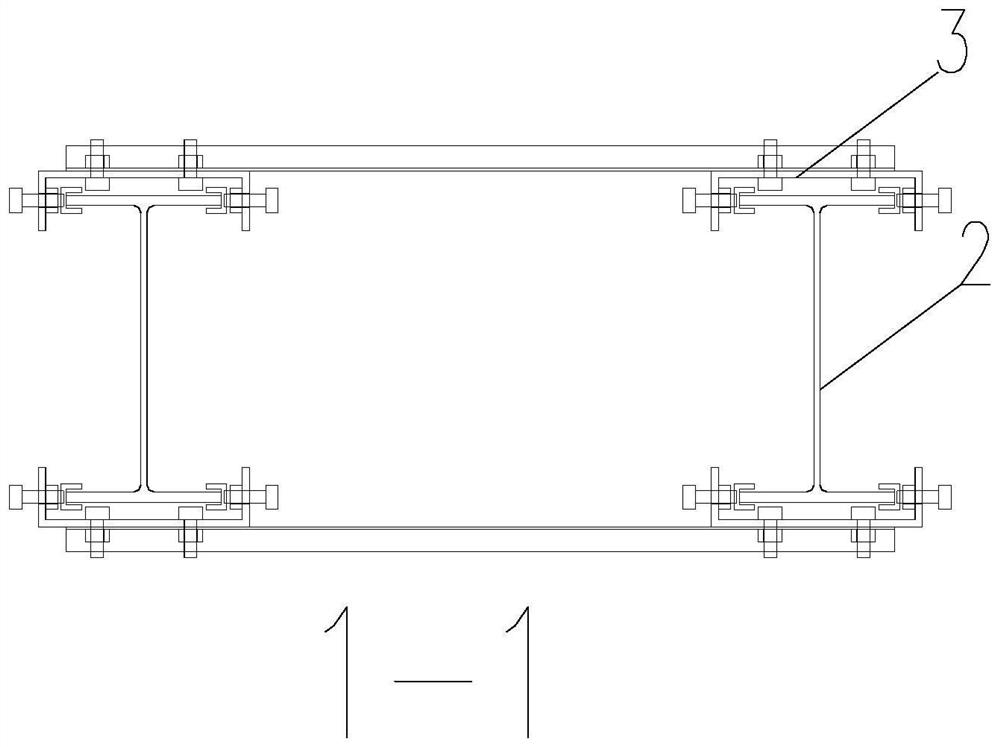 Section steel splicing device