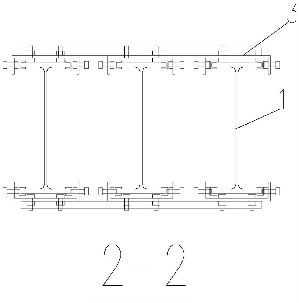 Section steel splicing device