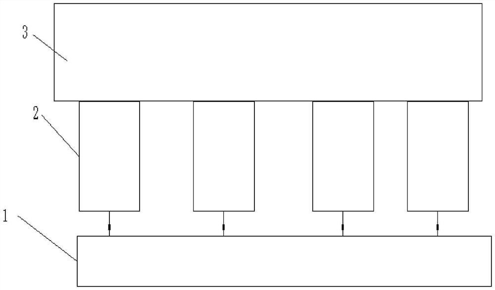 Multi-channel fluorescent optical fiber temperature transmitter and temperature measuring method