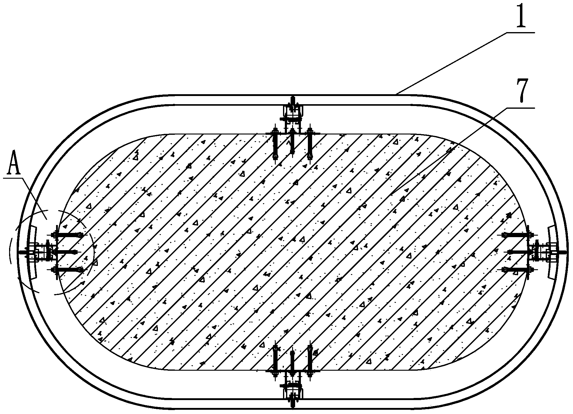 Y-shaped steel plate column-wrapping system