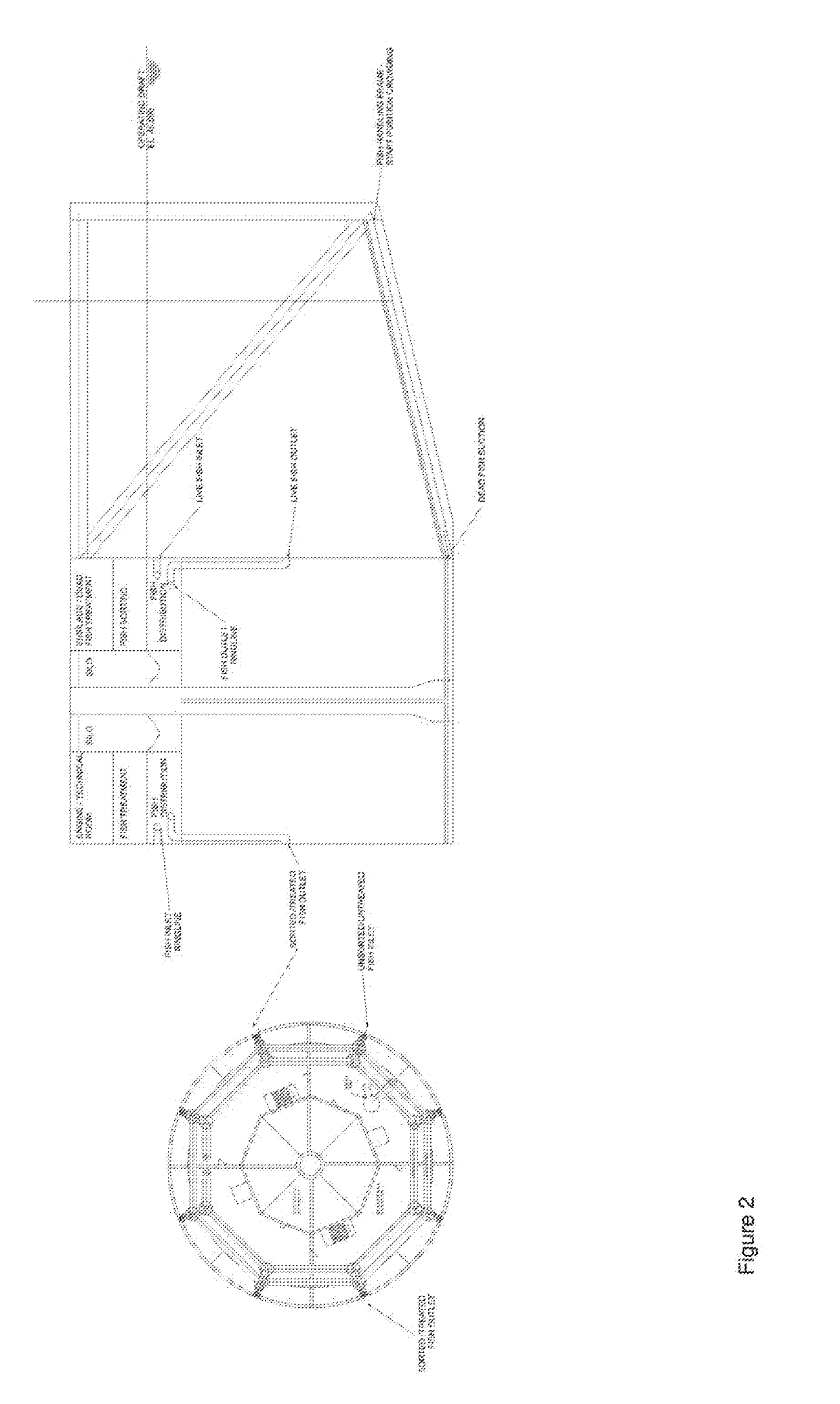 A floating arrangement for breeding fish and shellfish