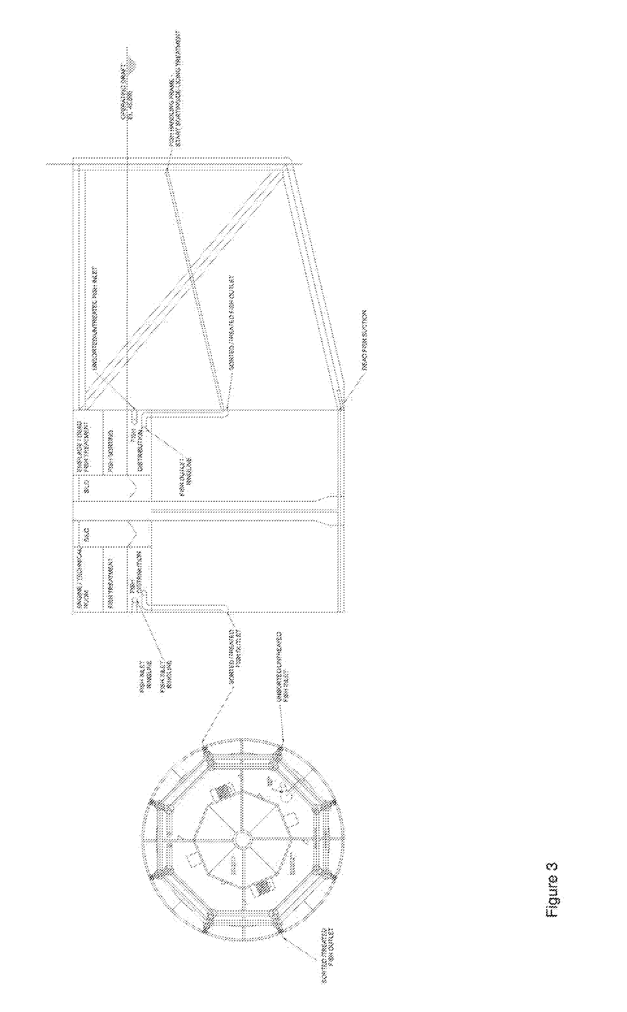 A floating arrangement for breeding fish and shellfish