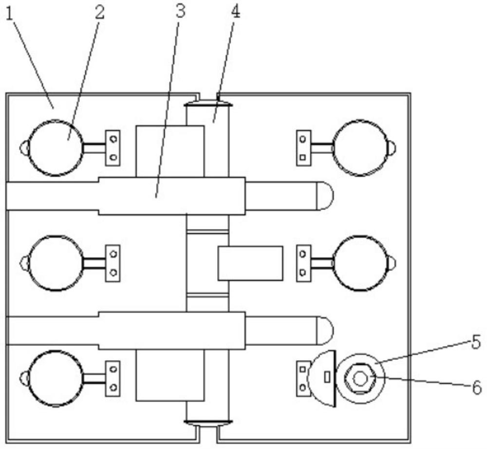 Hinge part for shielding door with long service life during use