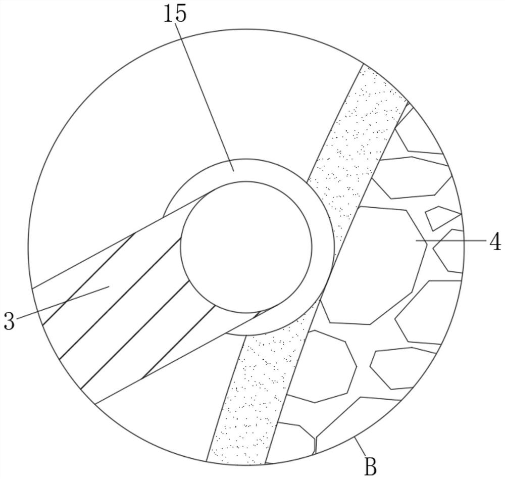 Device for noise reduction and heat dissipation of wall-mounted sound equipment based on new information technology