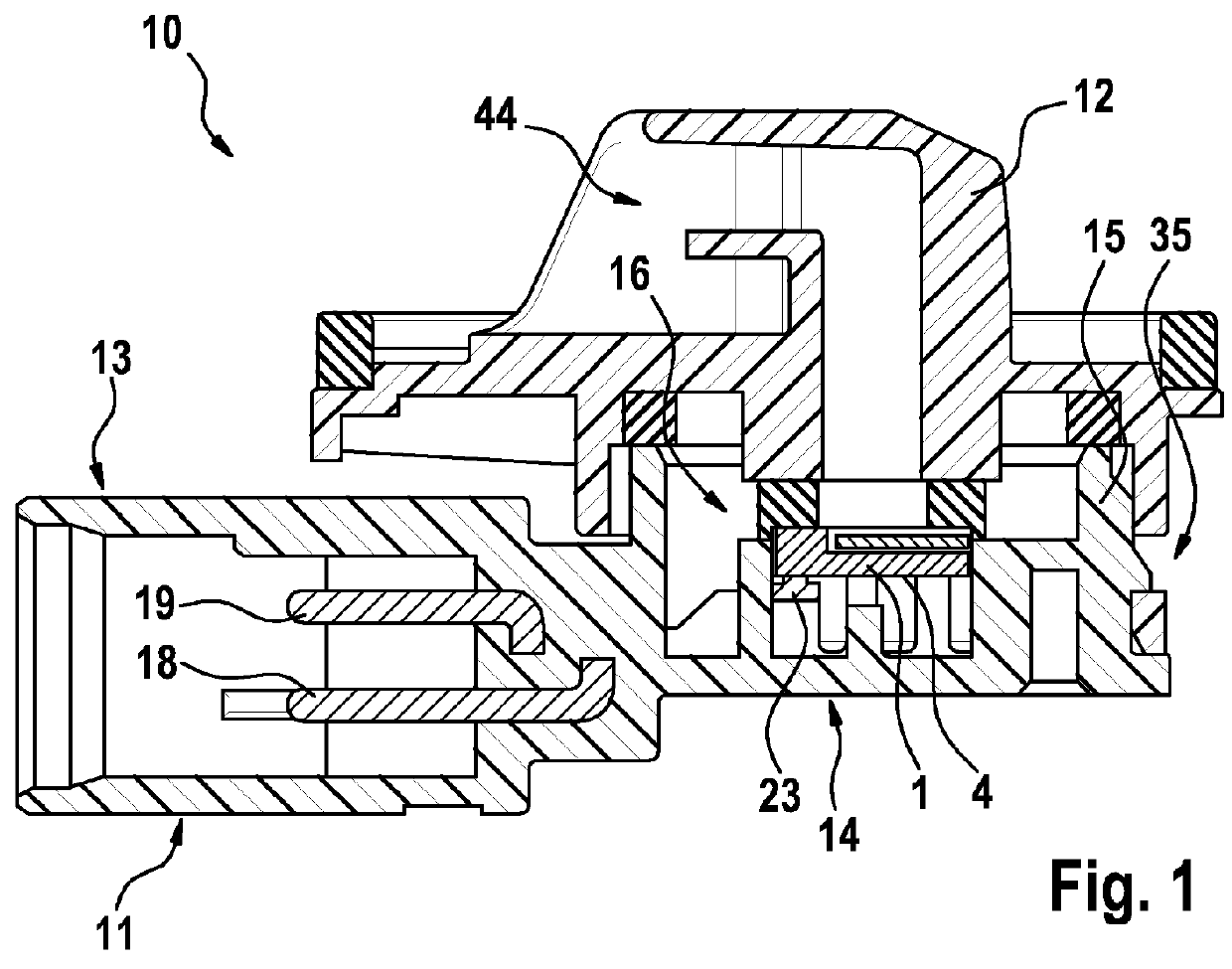 Sensor device, in particular for use in a motor vehicle