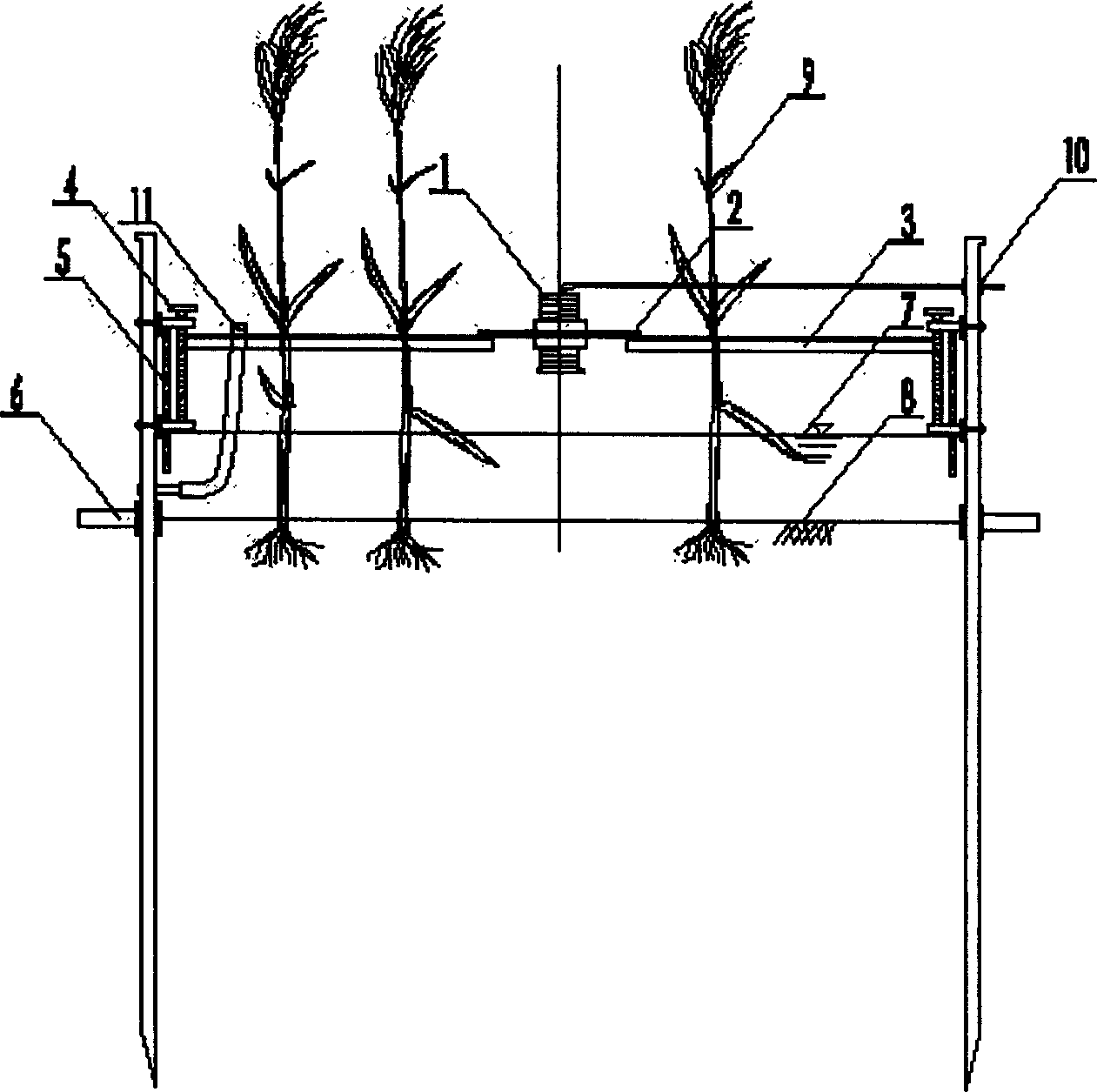 Three barrel compensating type evaporation and penetration measuring device