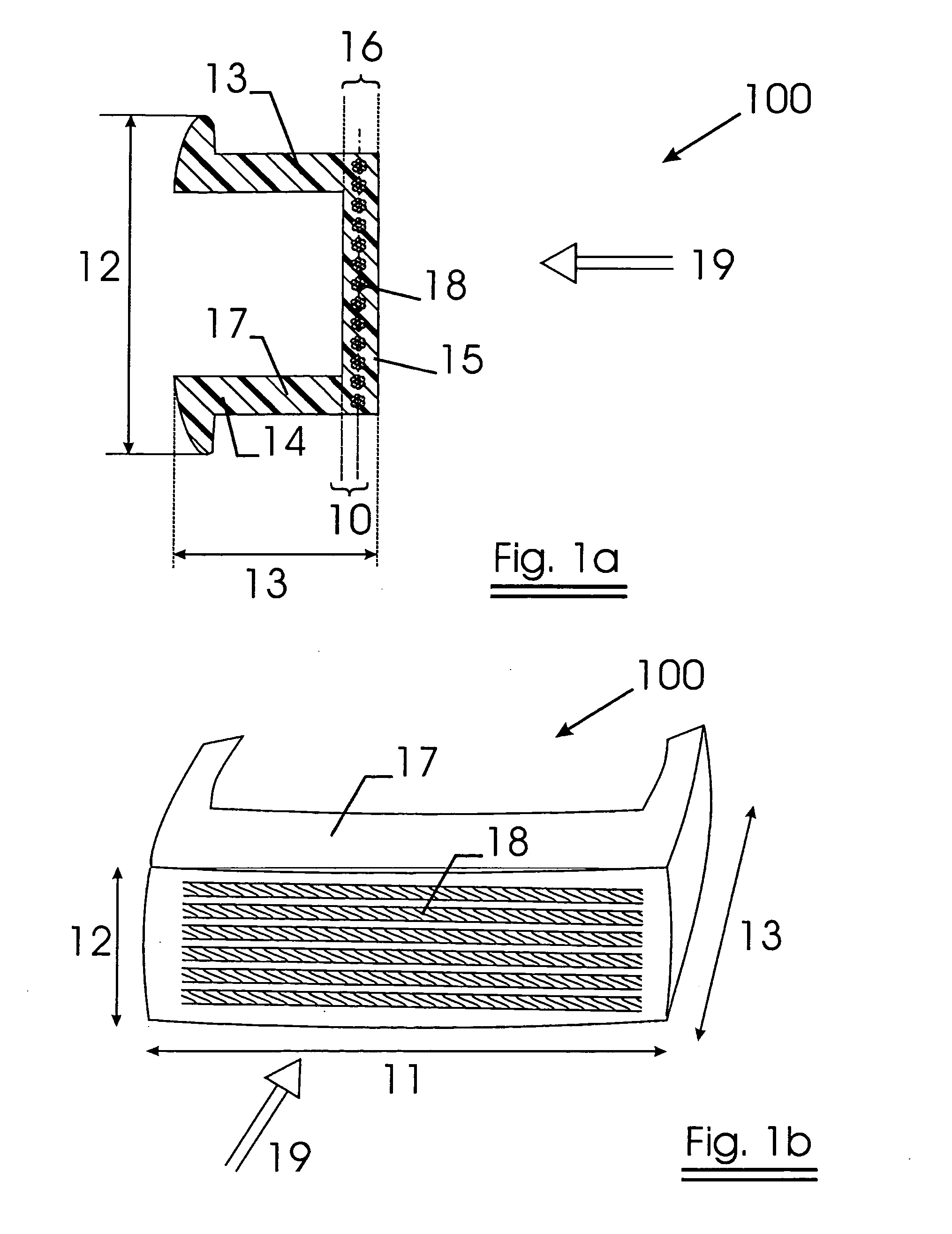 Reinforced impact beam