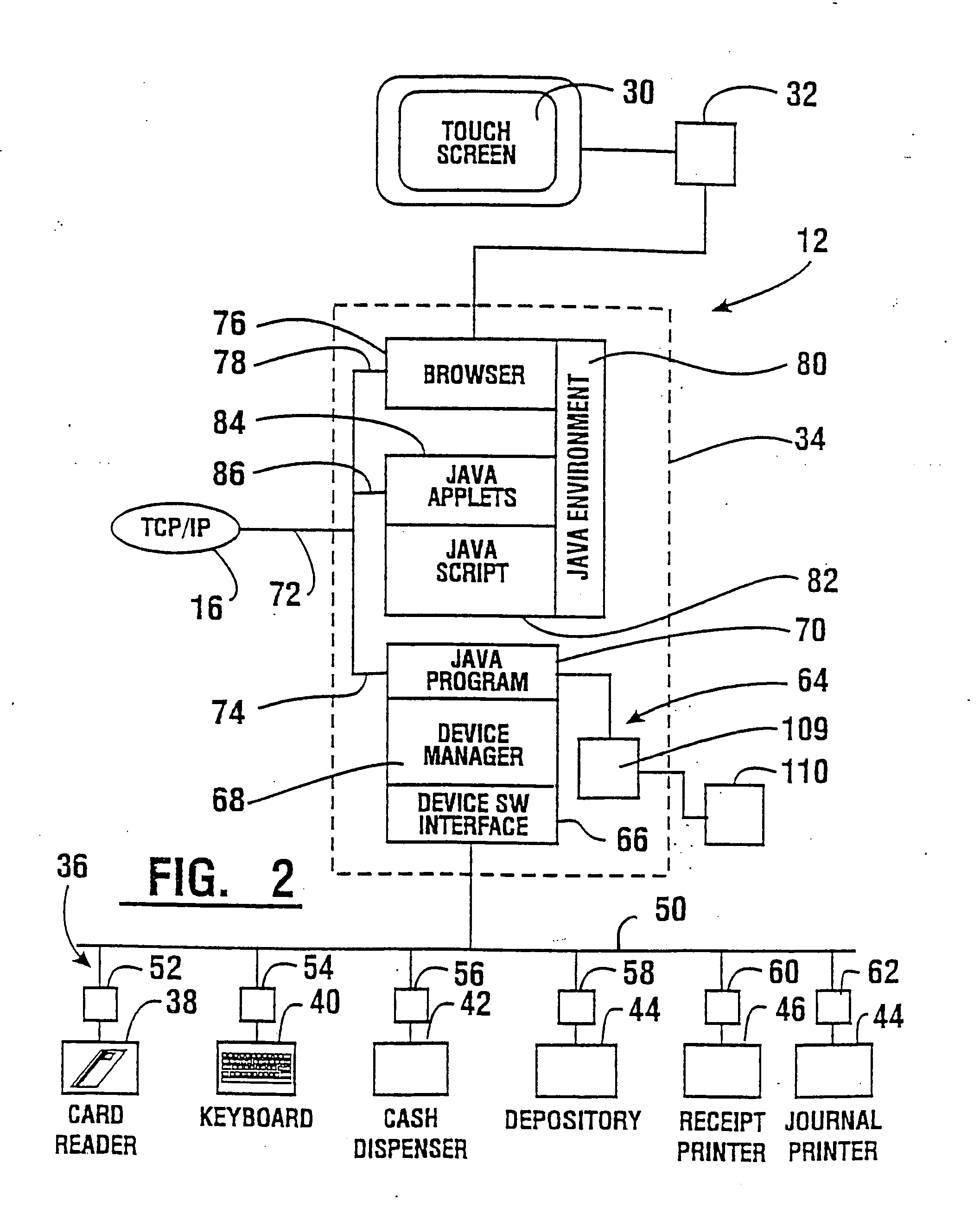 Automated banking machine system with multiple browsers