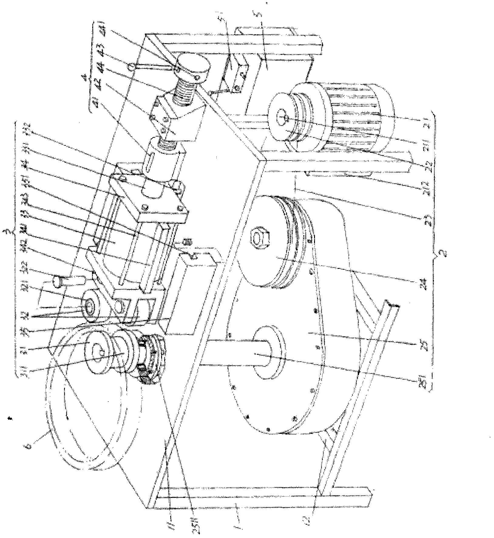 Iron ring machining device