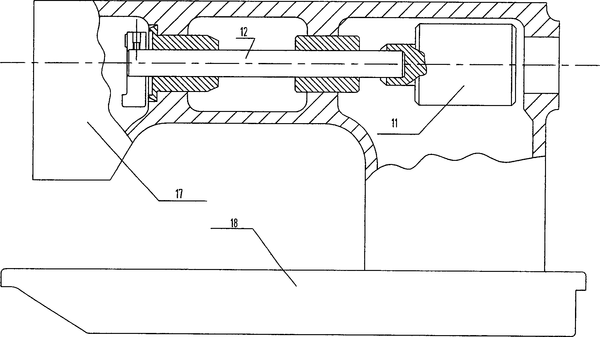 Servo drive mechanism of sewing machine