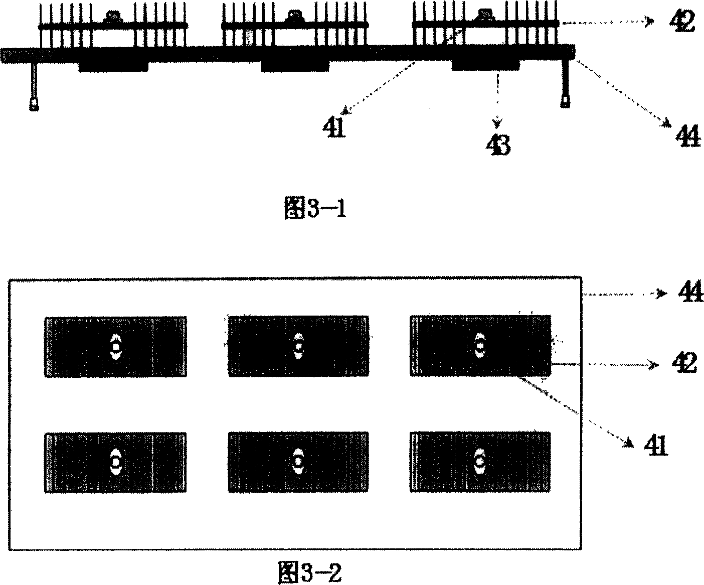 Test equipment of steady state operation life in use for controlling junction temperature of transistor