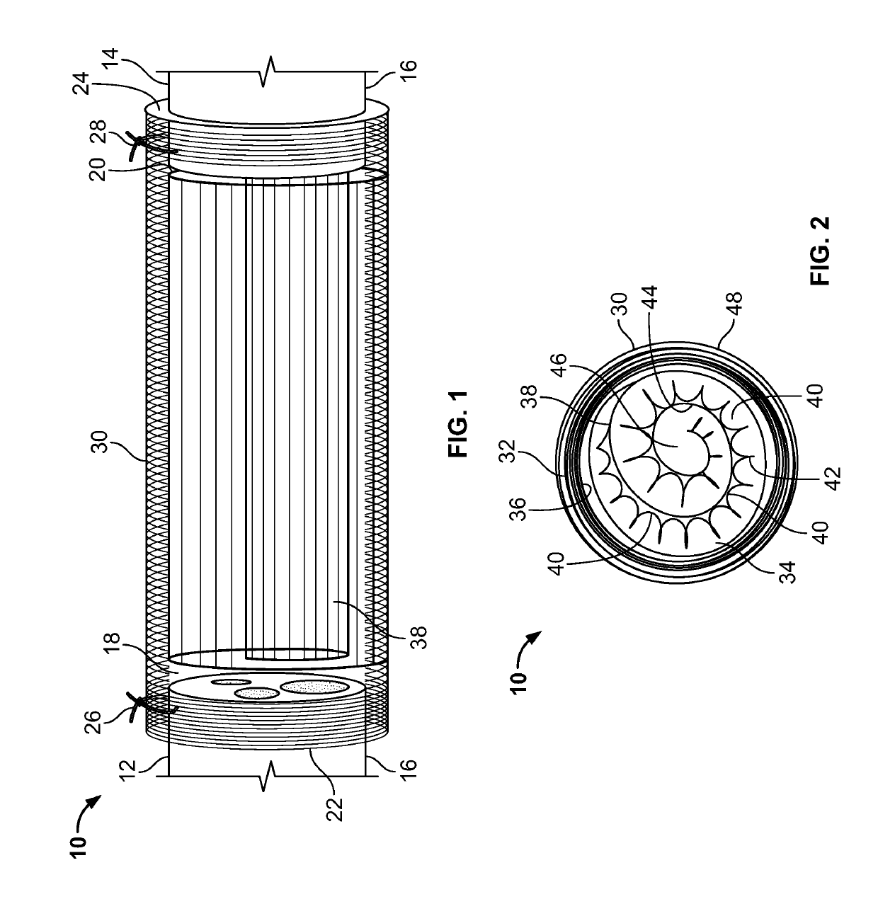 Implantable nerve guidance conduits having polymer fiber guidance channel