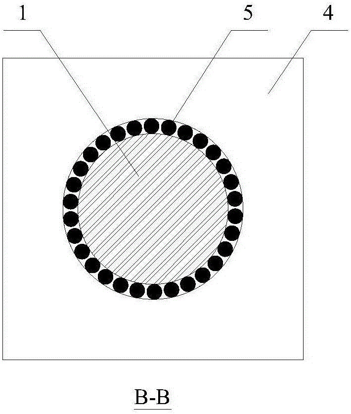 Bidirectional loading test device for rectangular rock mass