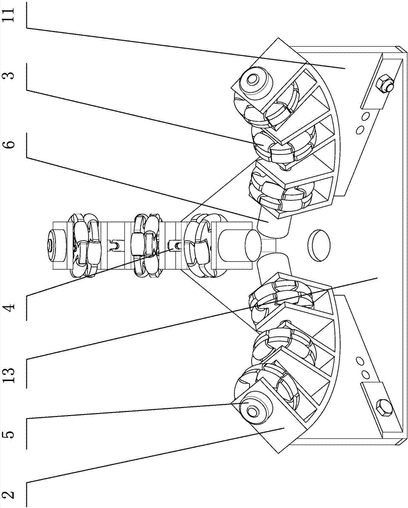 Spherical gyro mechanism capable of rotating omnidirectionally and control method