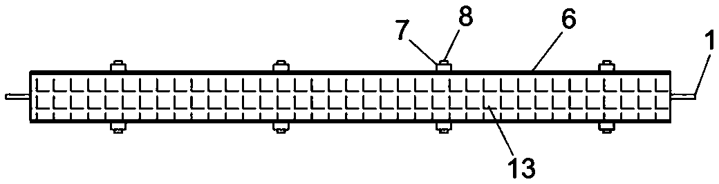 Energy dissipation brace for composite steel plate