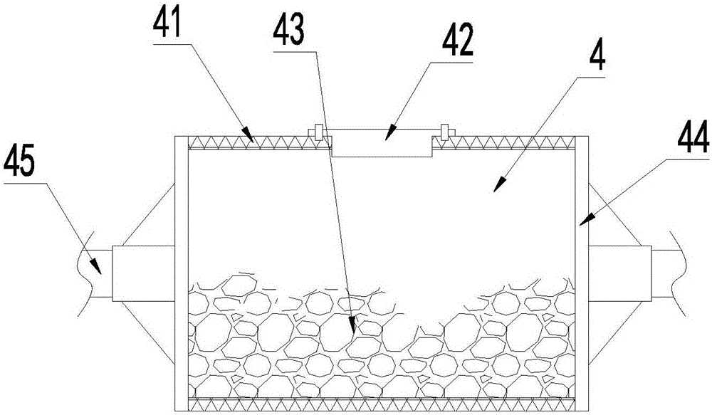 Industrial-boiler flue gas waste heat recycling device