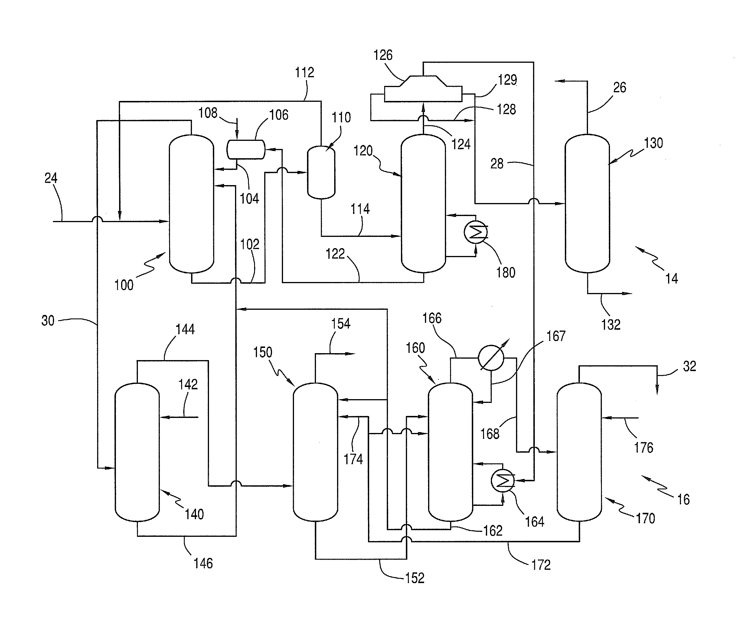 Process for heat recovery from ammonia stripper in andrussow process