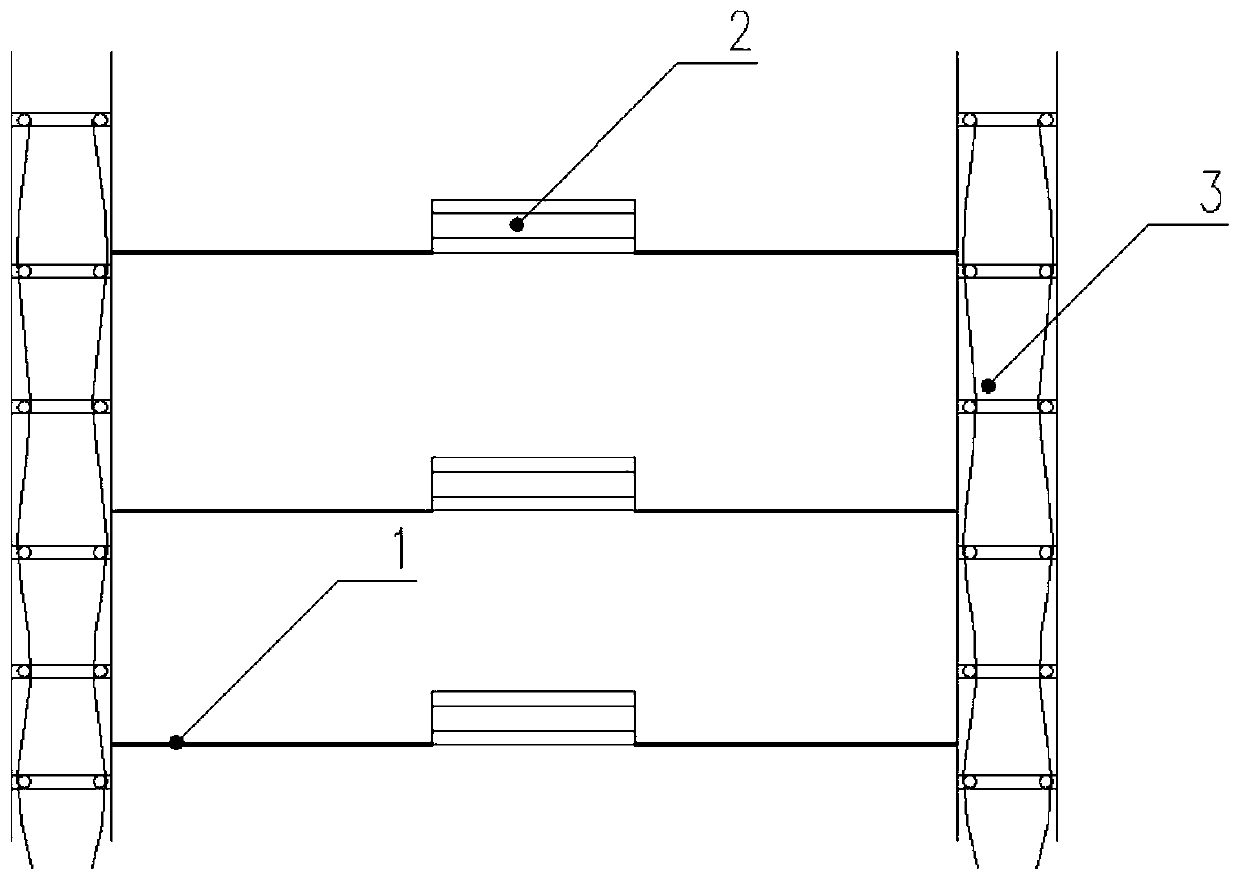 An ecological restoration device for anti-seepage and heavy storage of river courses