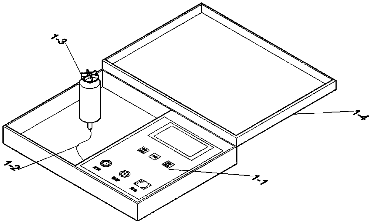 Concealed concrete filling elevation controller and operating method thereof