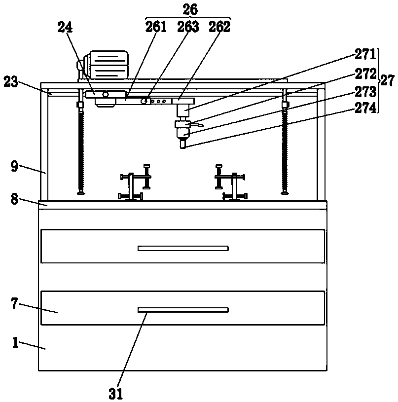 Mechanical fitting trimming device with water recycling function