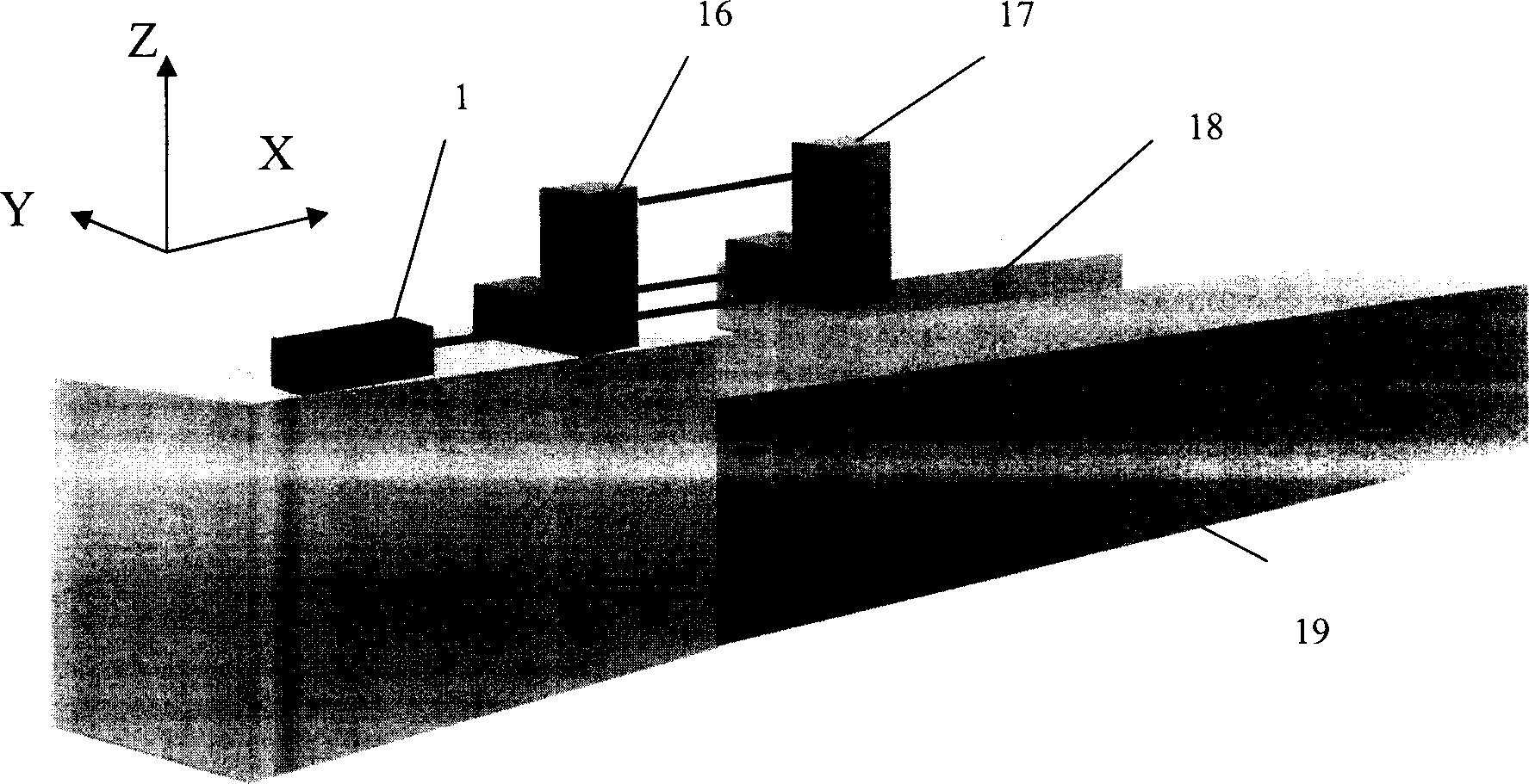 Laser interfere length measuring system with real time compensation for Abbe error