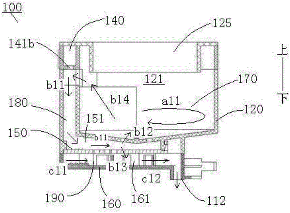 Detergent box assembly of washing machine and washing machine