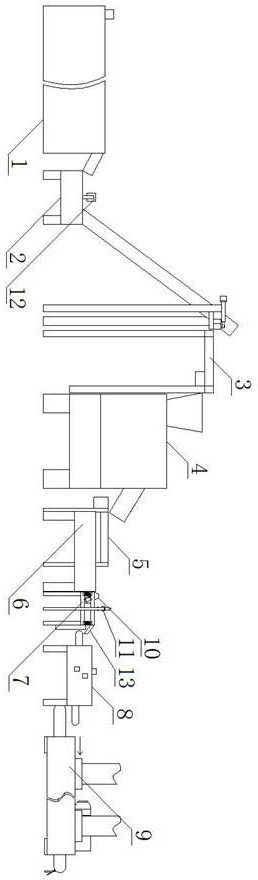 A kind of automatic frying and baking production system and production method of fruit ingredients