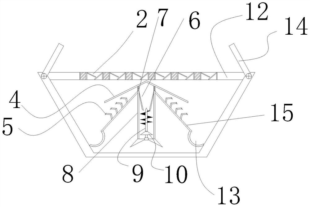 A decontamination and purification structure applied to urban sewers