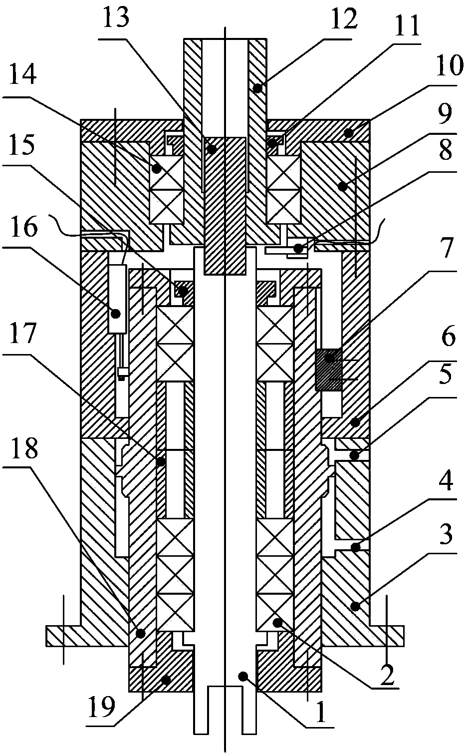 Pressure-controlled friction stir welding main shaft head device