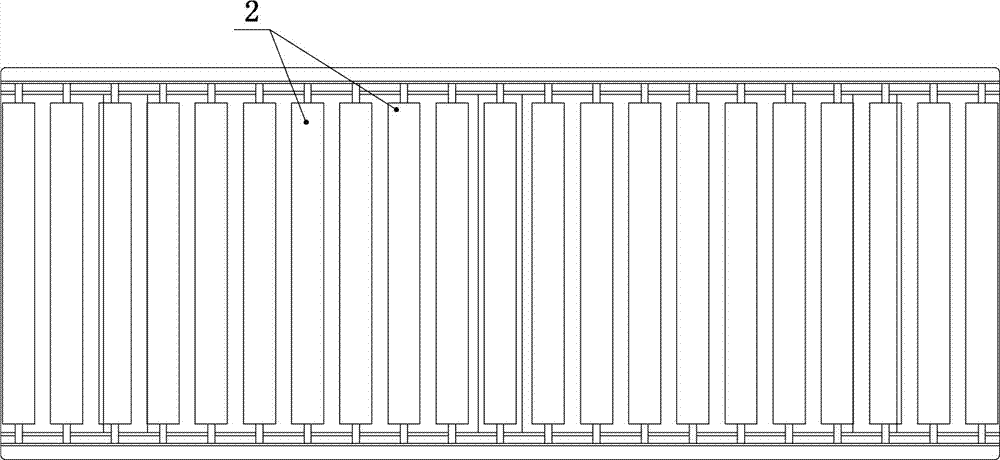 Carrier-roller gravitational material conveyer