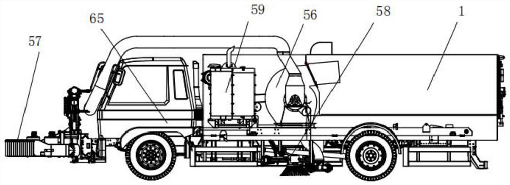 A pruning control system and its implementation method of a comprehensive greening maintenance vehicle