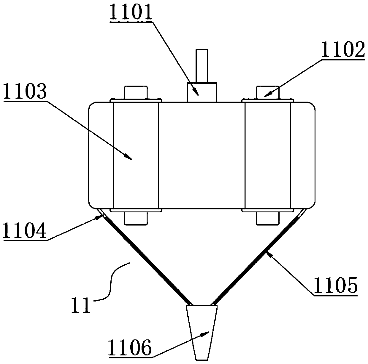 Sampling device for ocean monitoring of quality of seawater at different depths