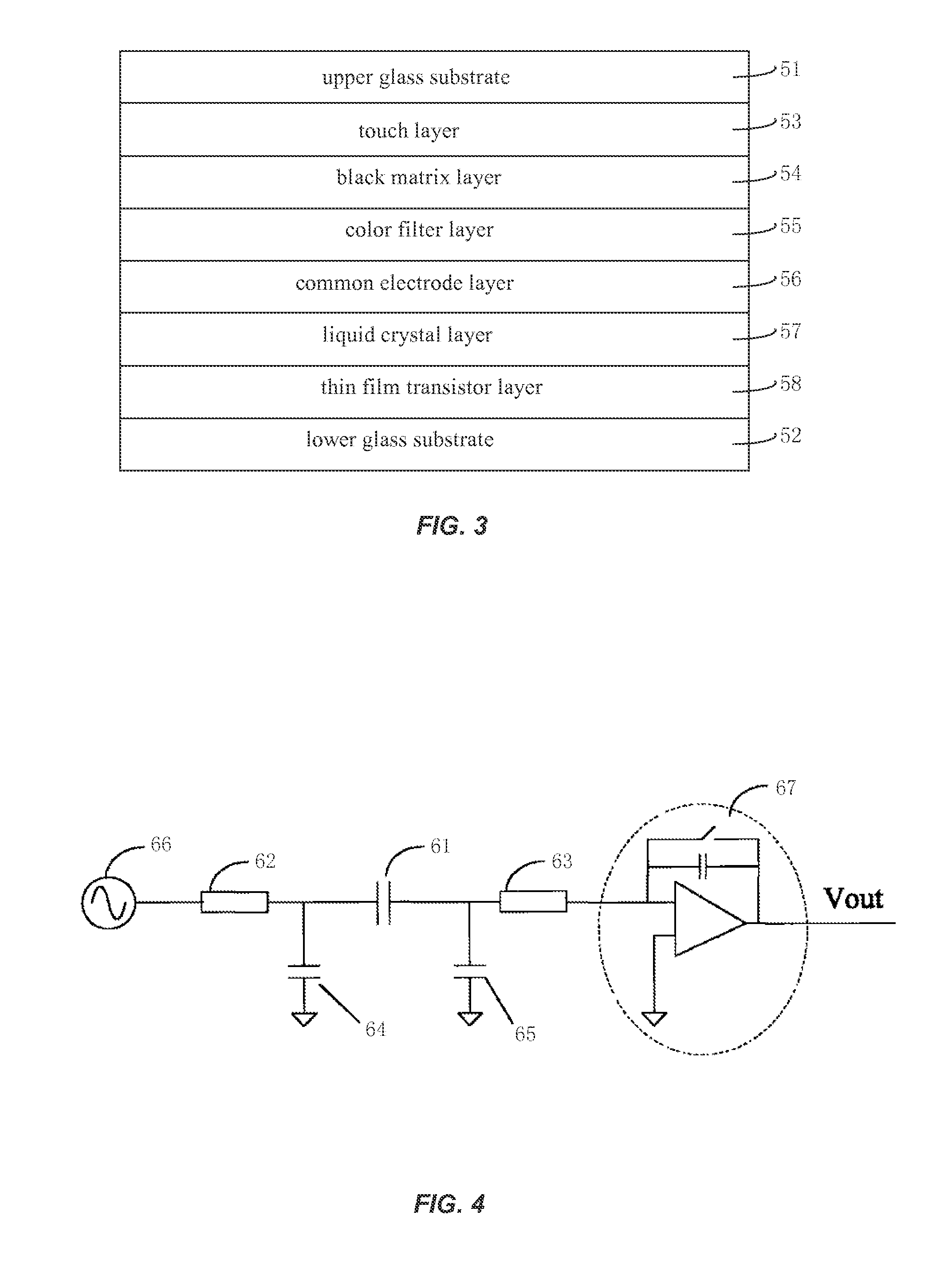 In-cell capacitive touch panel LCD module and method for driving the same