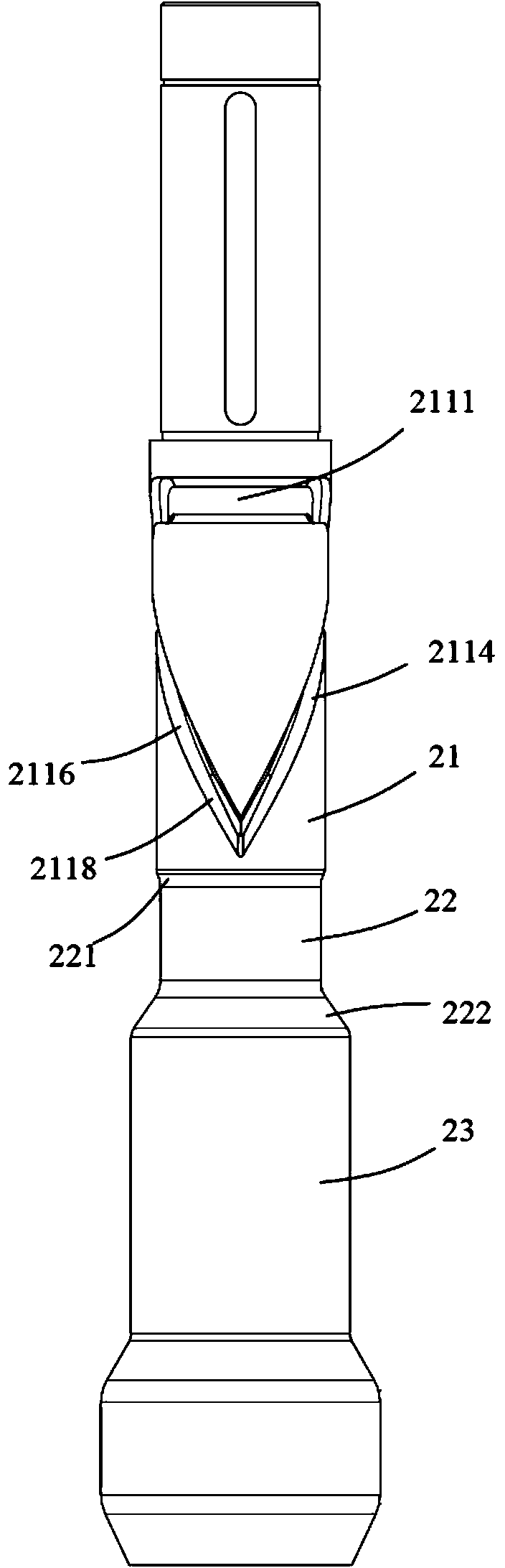 Novel die head of blow molding machine