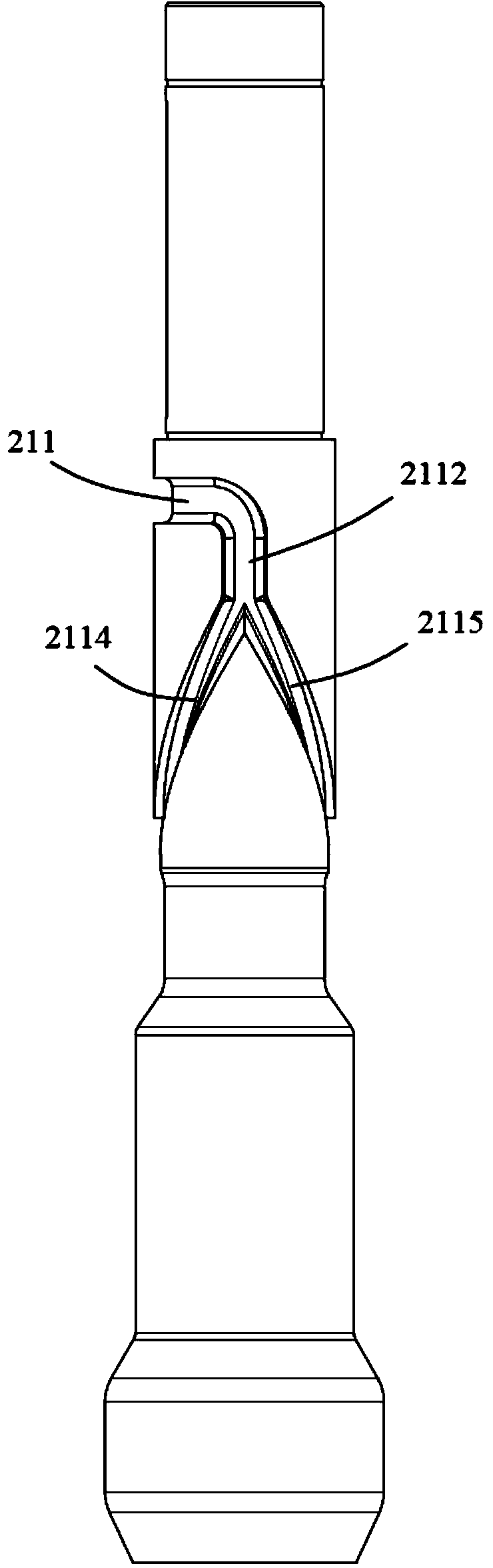 Novel die head of blow molding machine