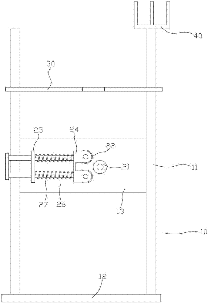 Automatic and quick rope recovery device