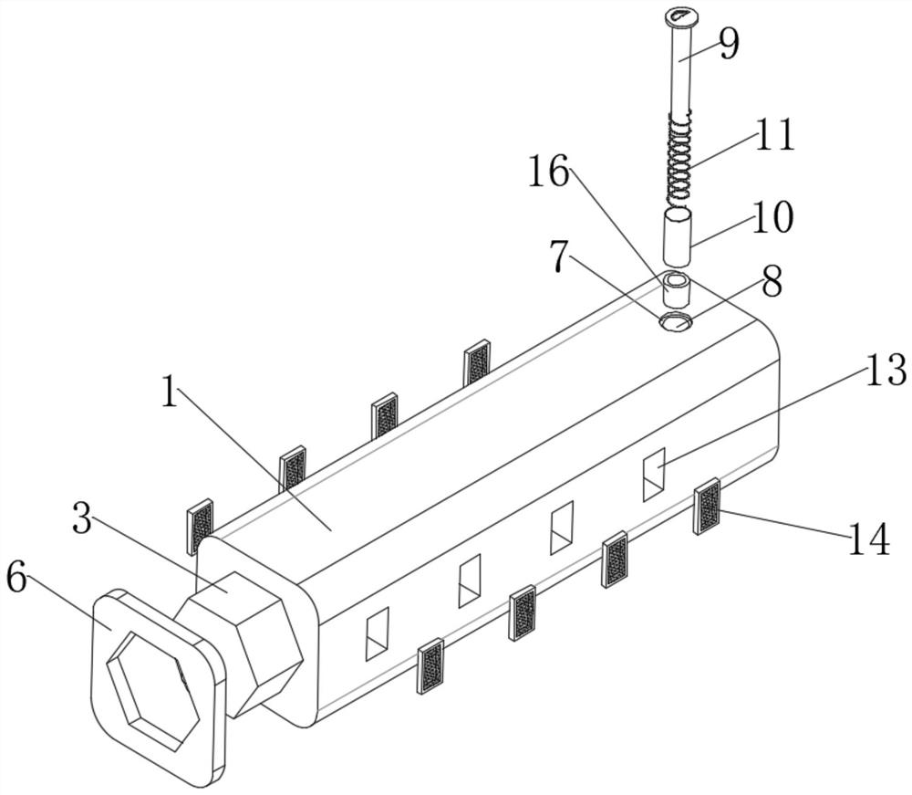 An anti-proliferation device for treating offshore oil pollution in offshore areas