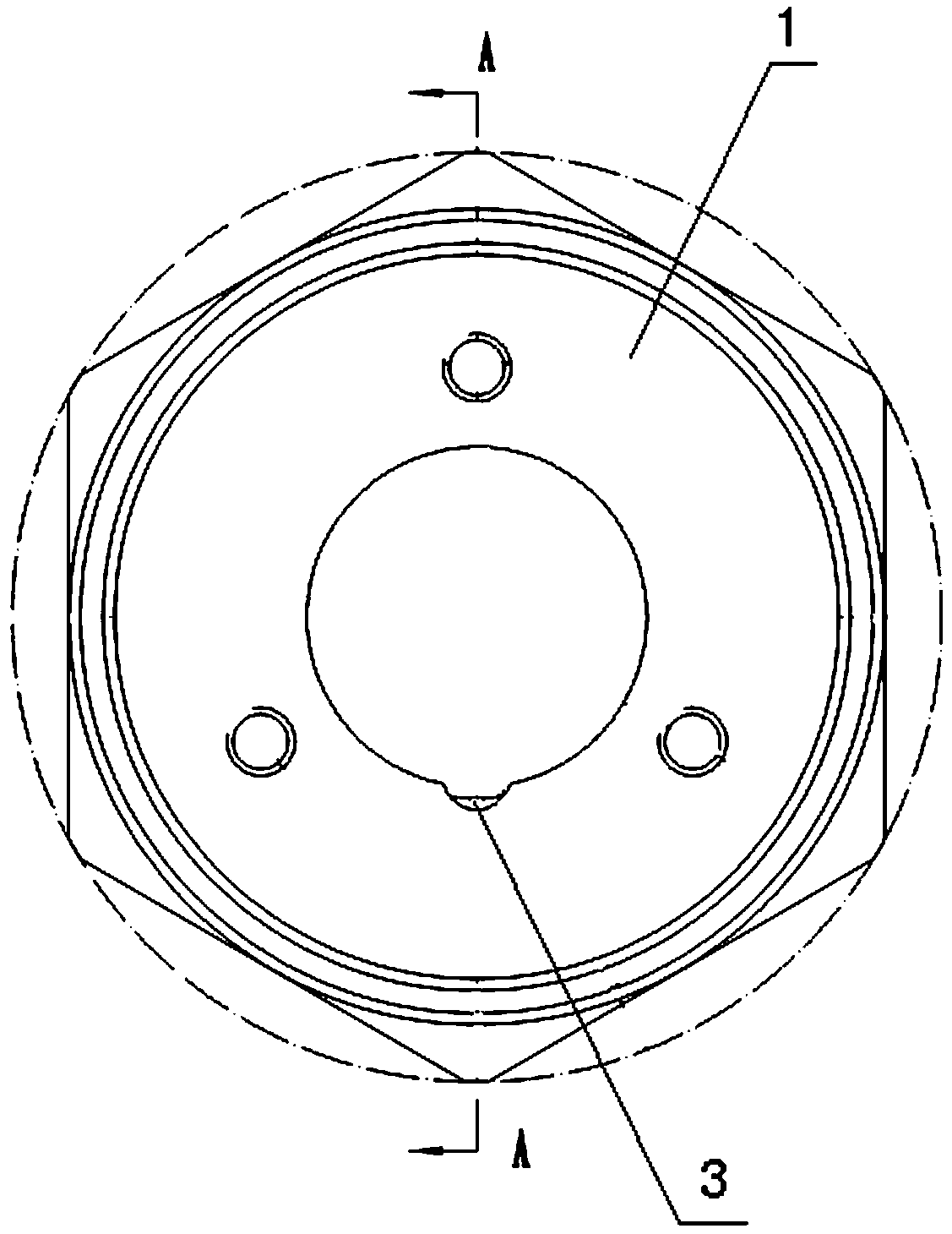 A liquid level sensor and its outer pipe connection and fixing method