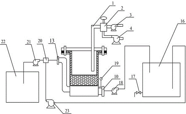 Circulation type electroplating liquid filtering device