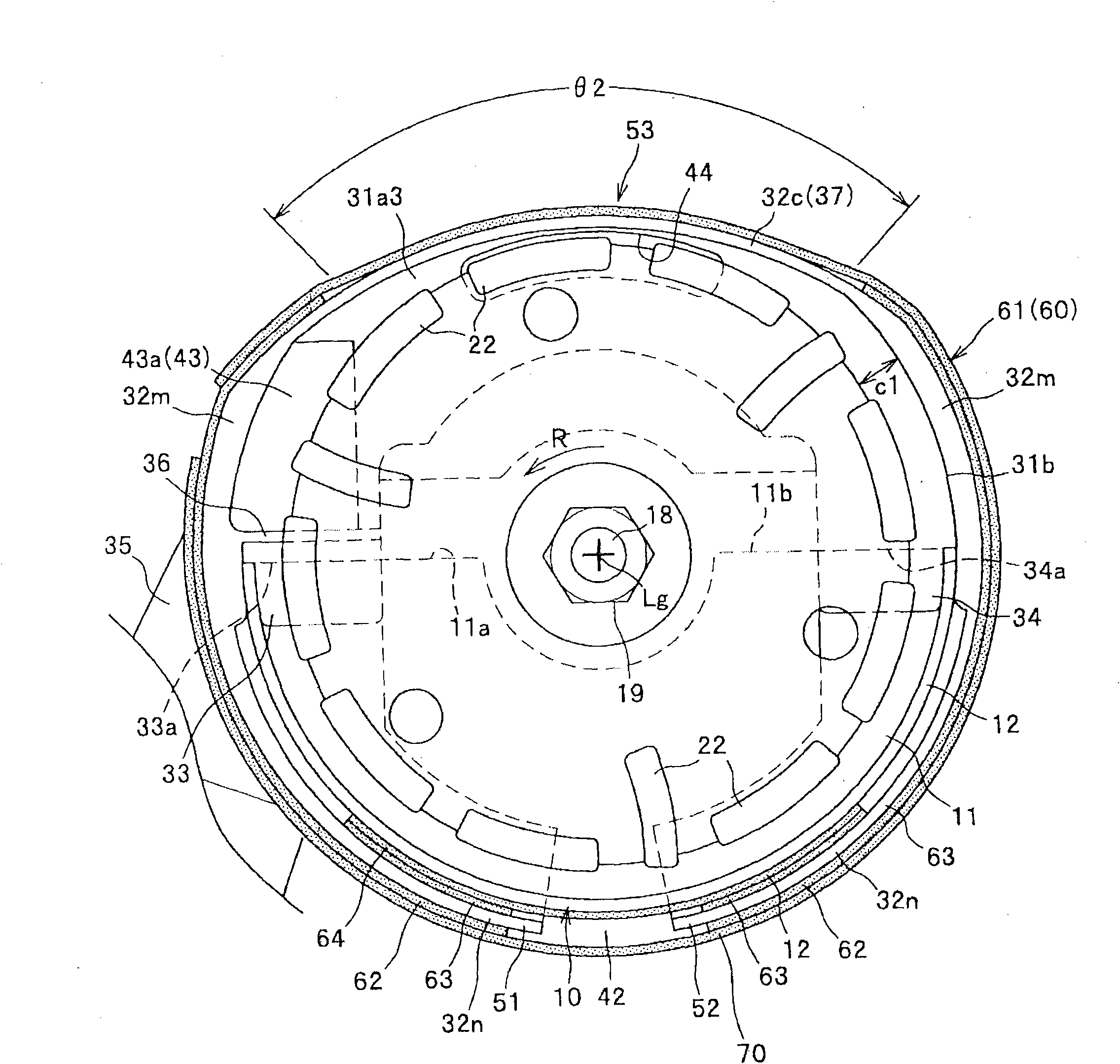 Dust cover configuration body, grinding device and cutting device