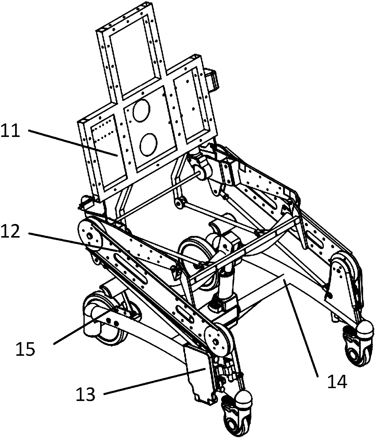 Mechanical system of multi-purpose electric bath chair