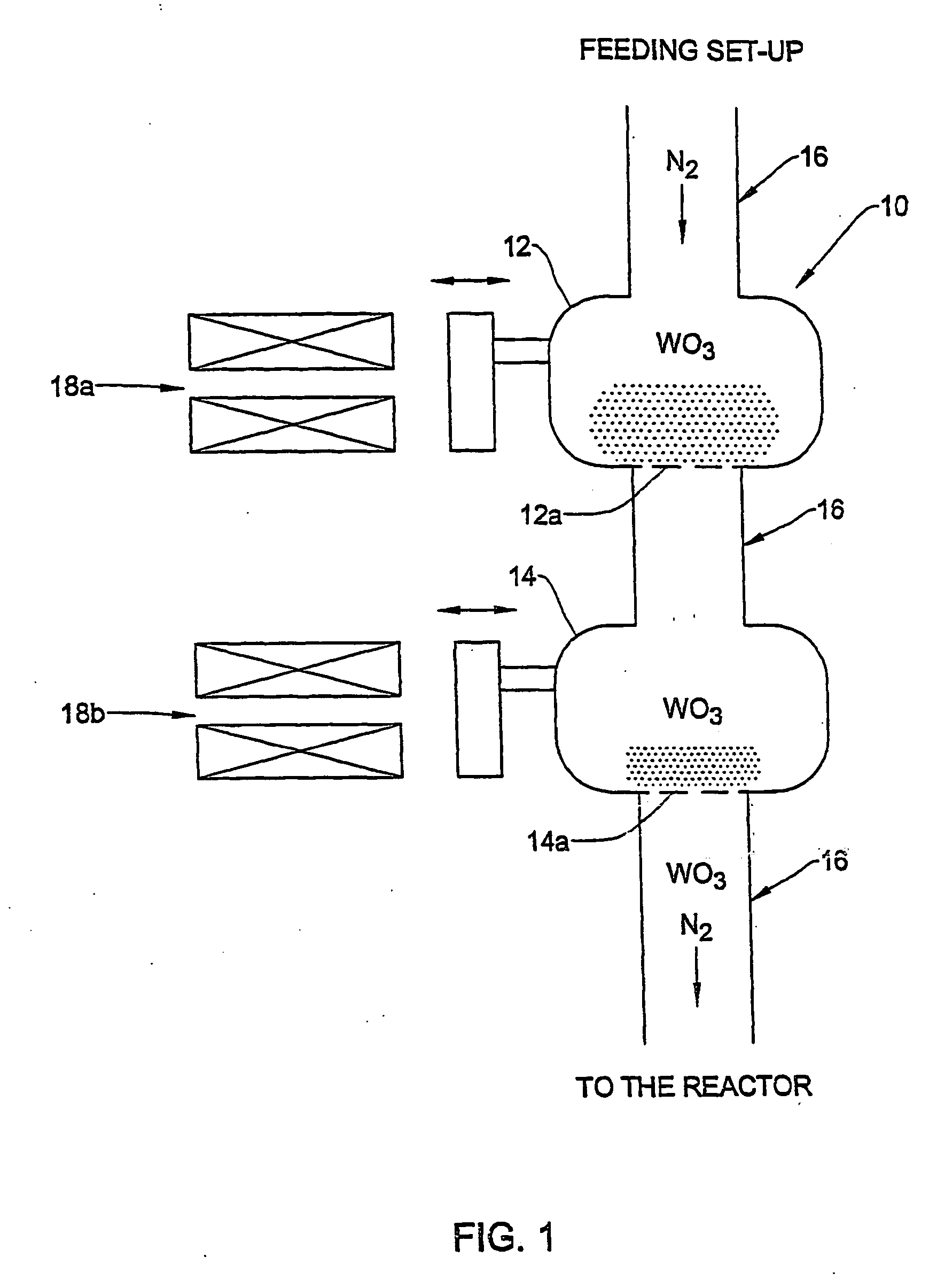 Reactors for producing inoraganic fullerene-like tungsten disulfide hollow nanoparticles and nanotubes