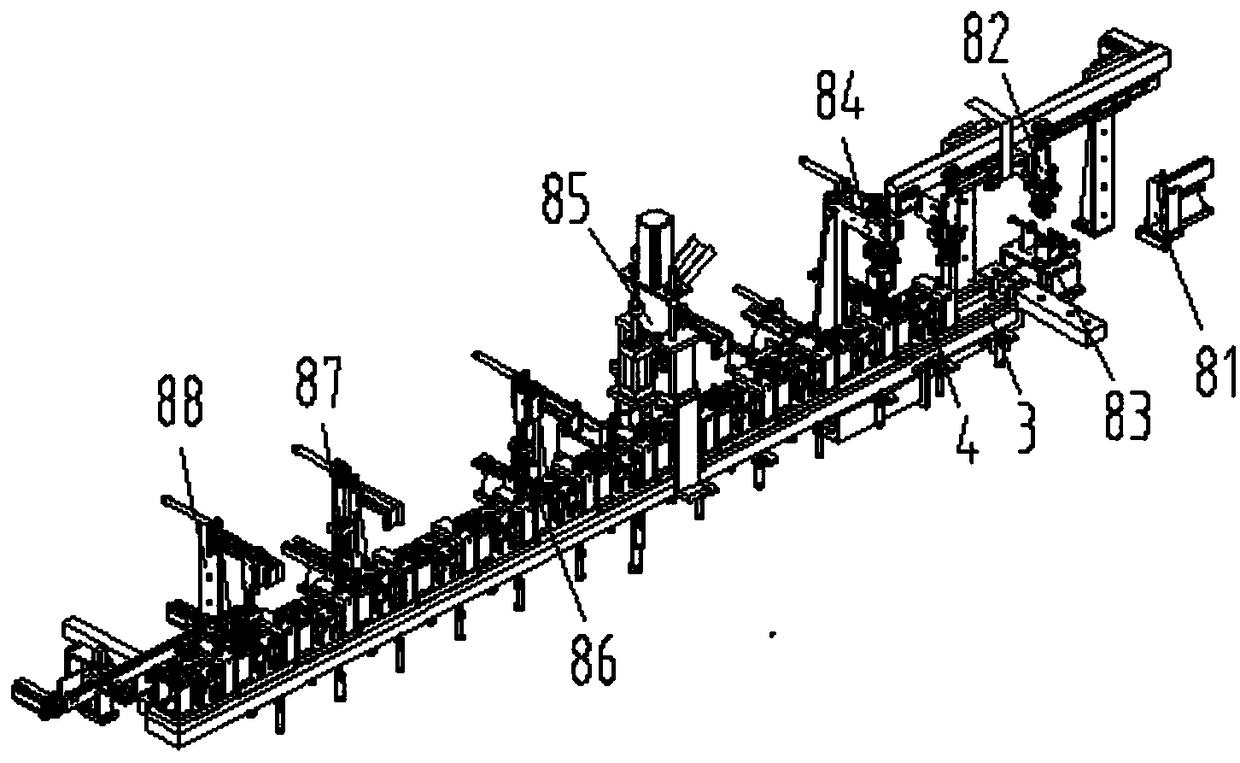 Assembly mechanism of glass bead gear shaft oiler