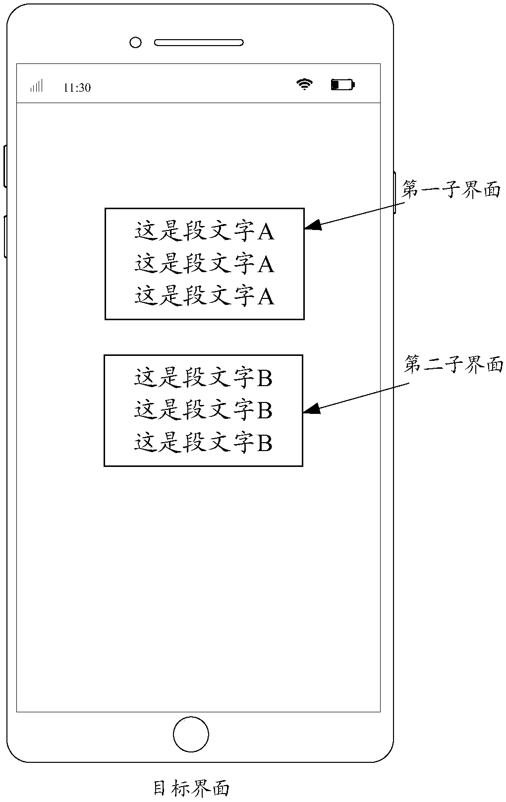 Interface display method and terminals