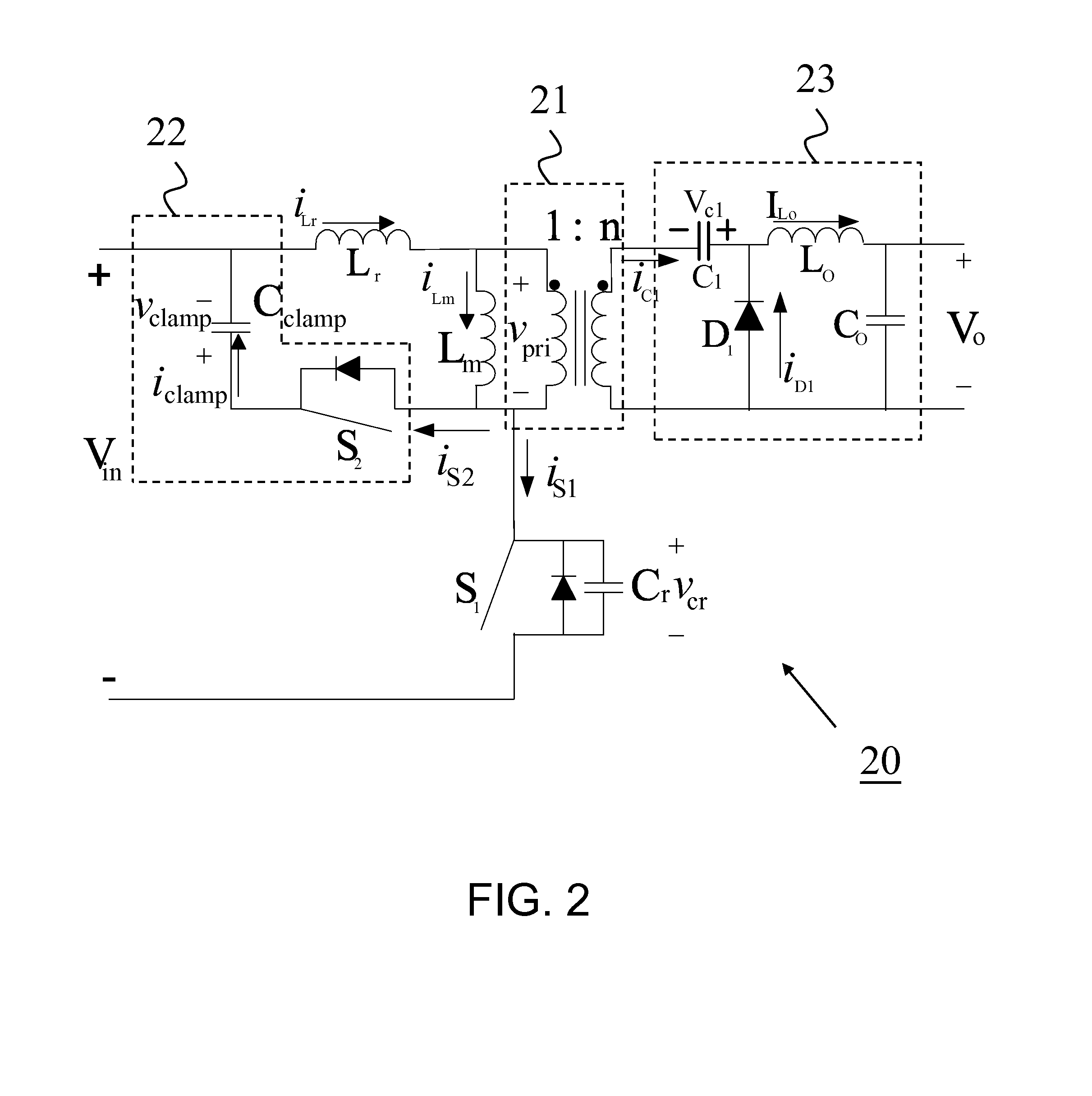 Voltage Converting Circuit of Active-Clamping Zero Voltage Switch