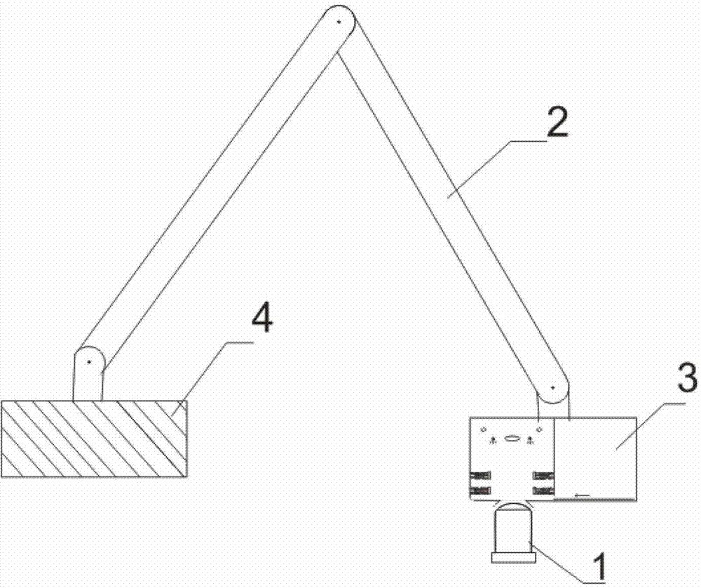 Fully automatic butted system of electrode and method through mechanical arm