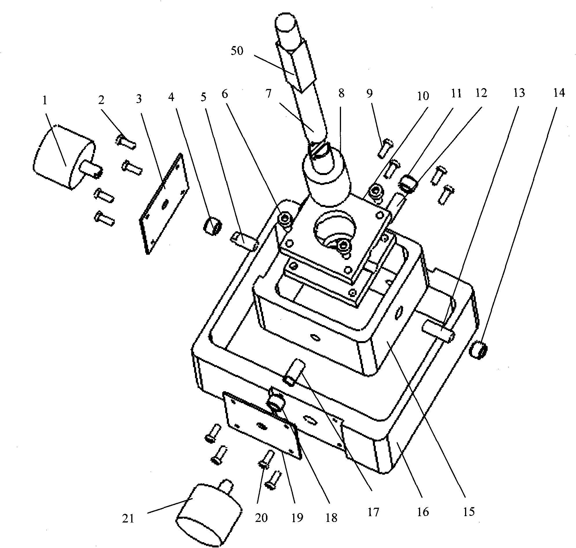 Virtual knee arthroscopic surgery device